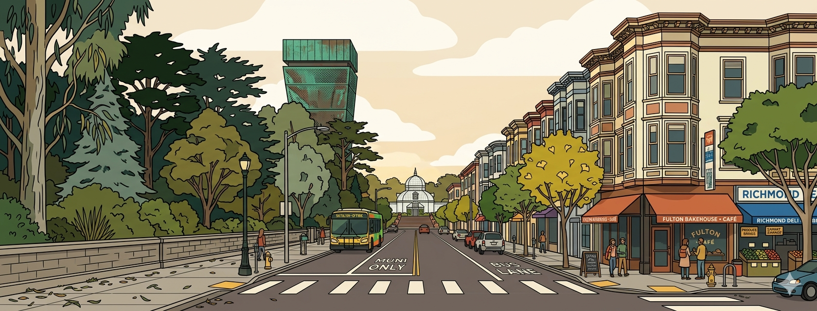 Inner Richmond, Outer Richmond and Jordan Park