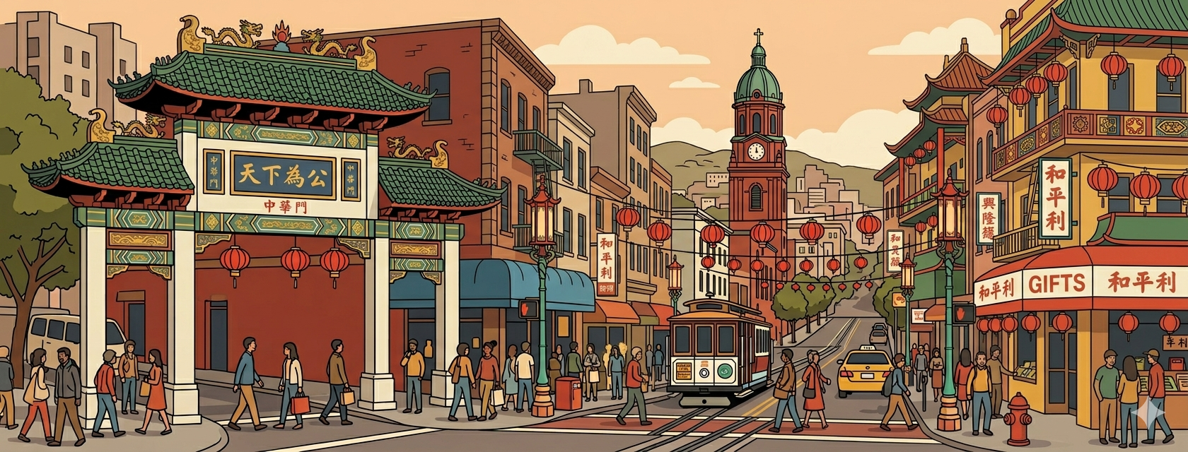 Chinatown, North Beach and Embarcadero